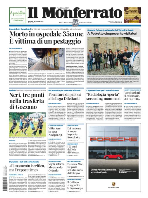 Il Monferrato - Edizione 77 del 18/10/2022
